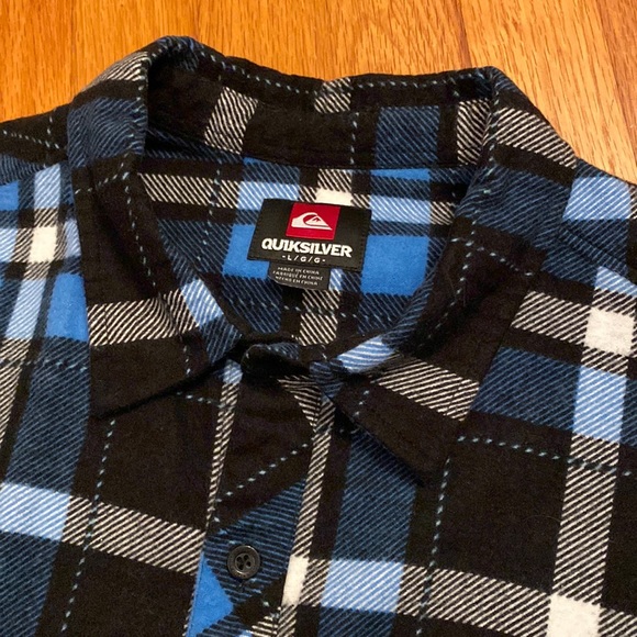 NEVER WORN! Quiksilver Flannel LS - Picture 16 of 16